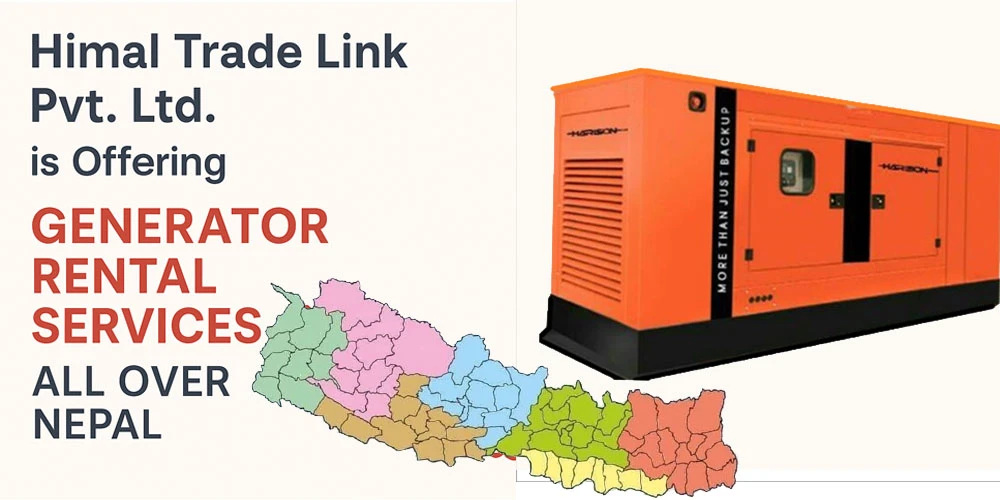 Generator Rental Services All Over Nepal